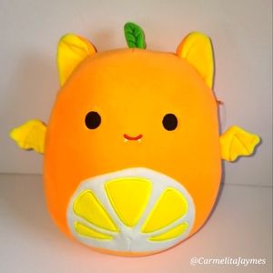 BARNET 🦇 Blacklight Orange Fruit Bat Original Squishmallow by Kelly Toy